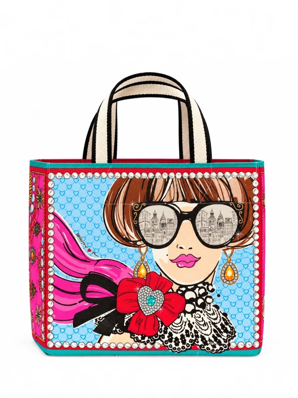 Brighton Sparkle & Shine Canvas Tote designed by Tom Clancy